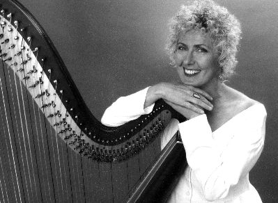 Harpist Sandra Fann
